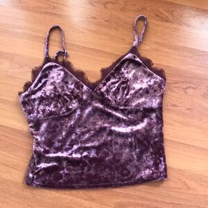 Velvet Purple Women's Top